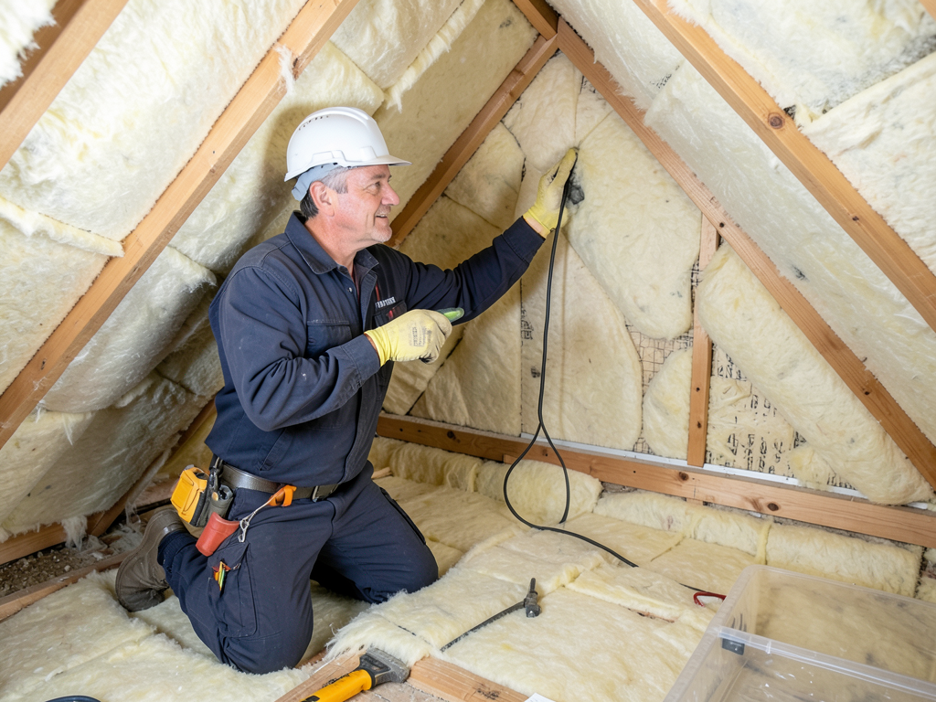 Combine attic insulation and hvac upgrades for a c
