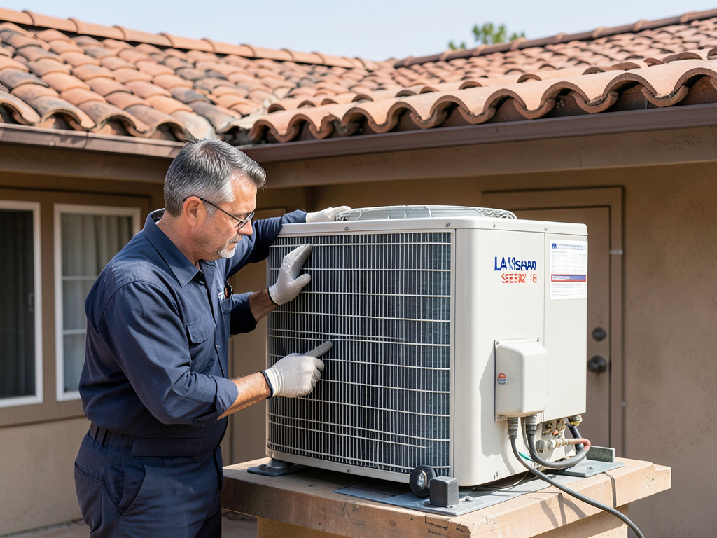 Getting your central air system replaced in la sie