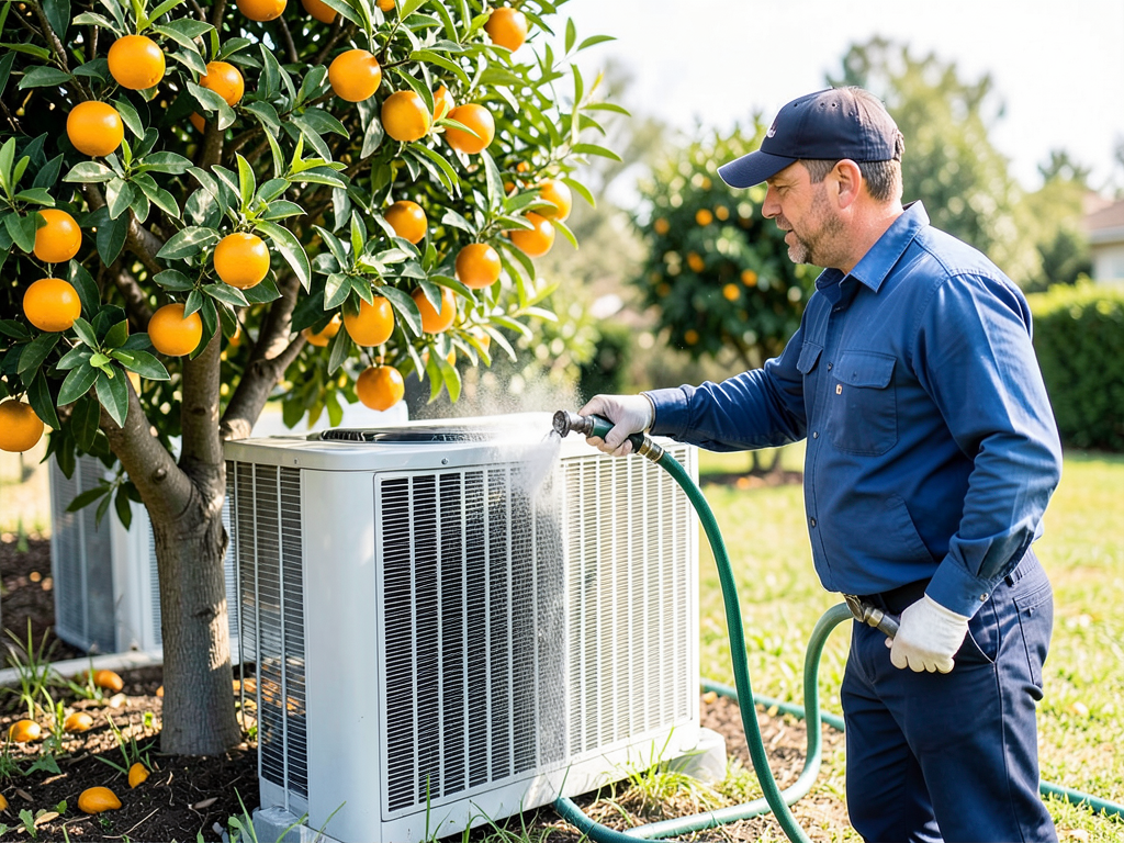 How Falling Debris from Riverside Citrus Trees Can Quietly Kill Your Outdoor AC Unit