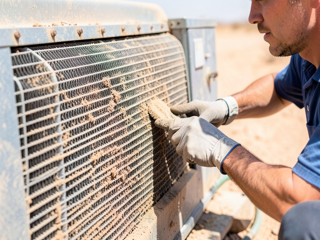 How riverside drought conditions and blowing dust